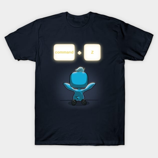 Command Z T-Shirt by Creative Wiz